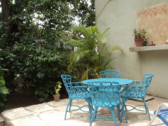 'Patio' Casas particulares are an alternative to hotels in Cuba.